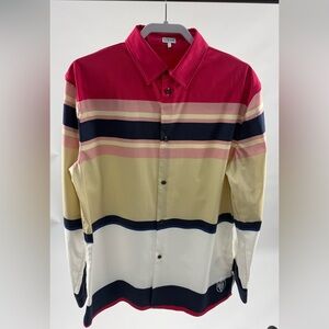 Loewe Red and Pink Striped Shirt